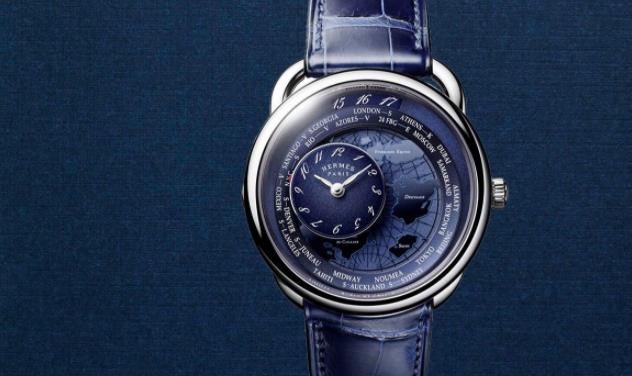 愛馬仕Arceau Le Temps Voyageur 世界時腕表（圖）